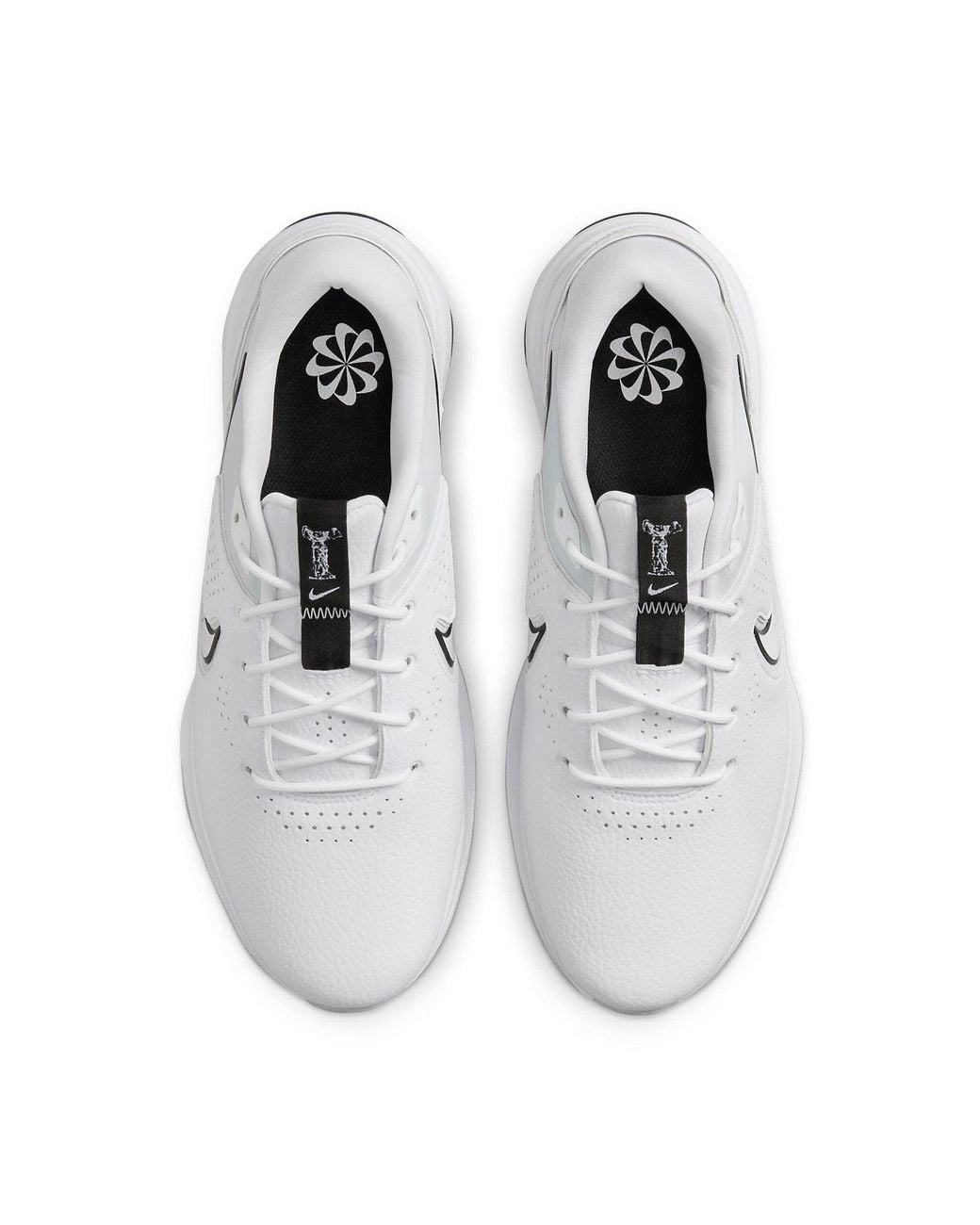 Nike White Victory Pro 3 Wide Golf Shoes for men