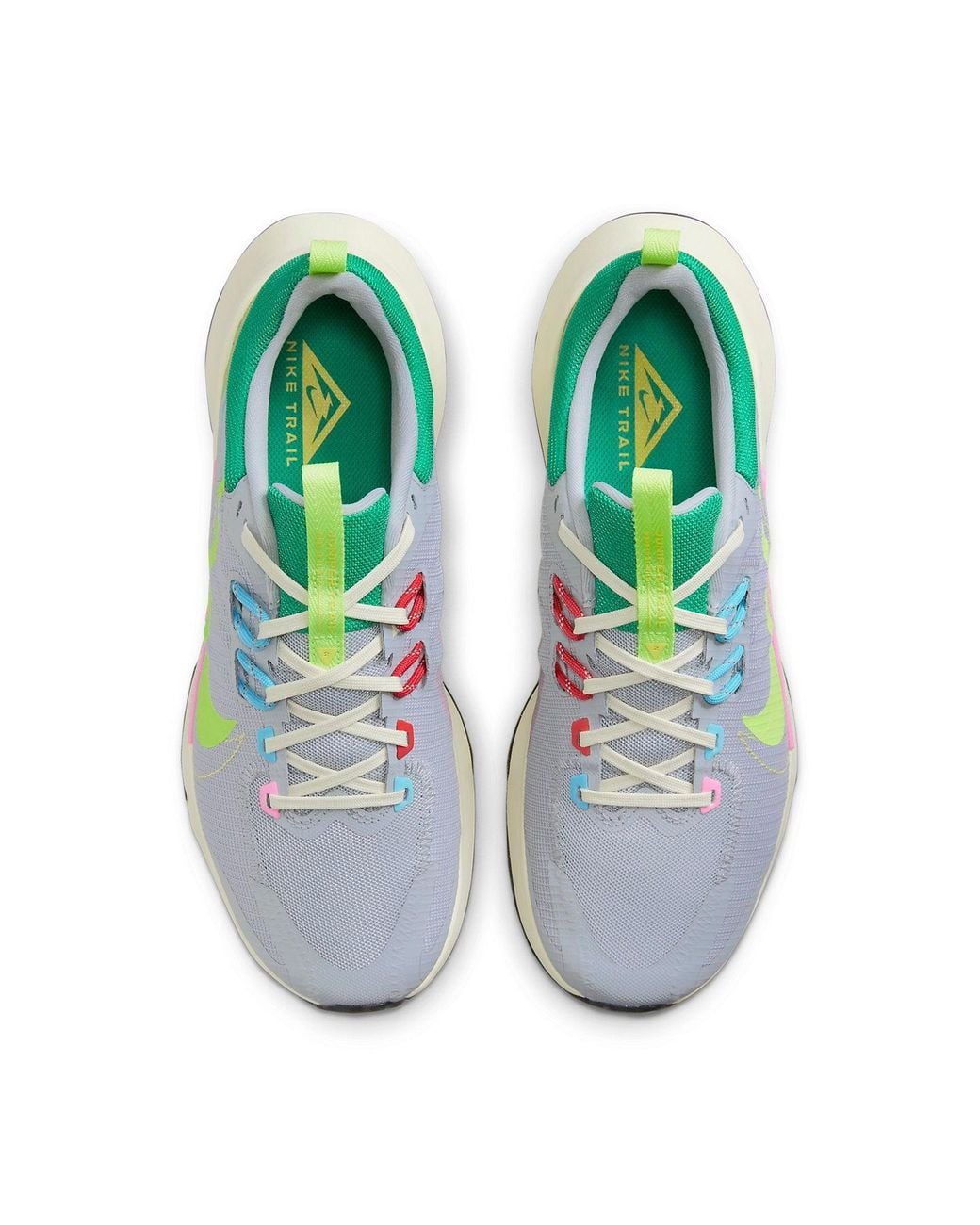 Nike Blue Juniper Trail 2 Next Nature Trail Running Shoes 'Wolf Volt' for men