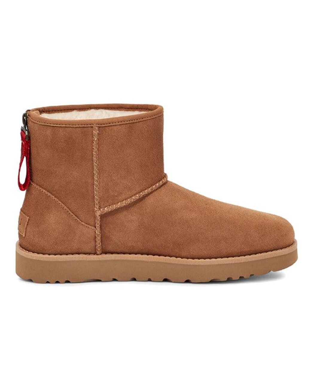 Ugg Brown Classic Mini Logo Zip