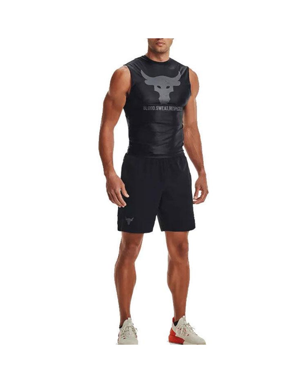 Under Armour Black Project Rock Iso-Chill Sleeveless for men