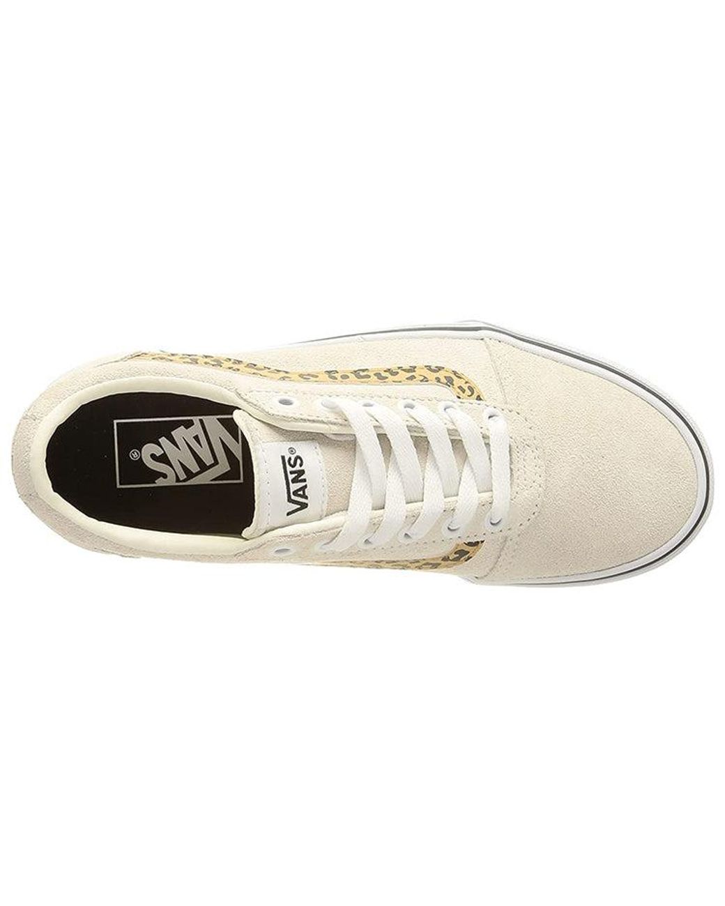 Vans White Wms Ward Skate Shoes for men