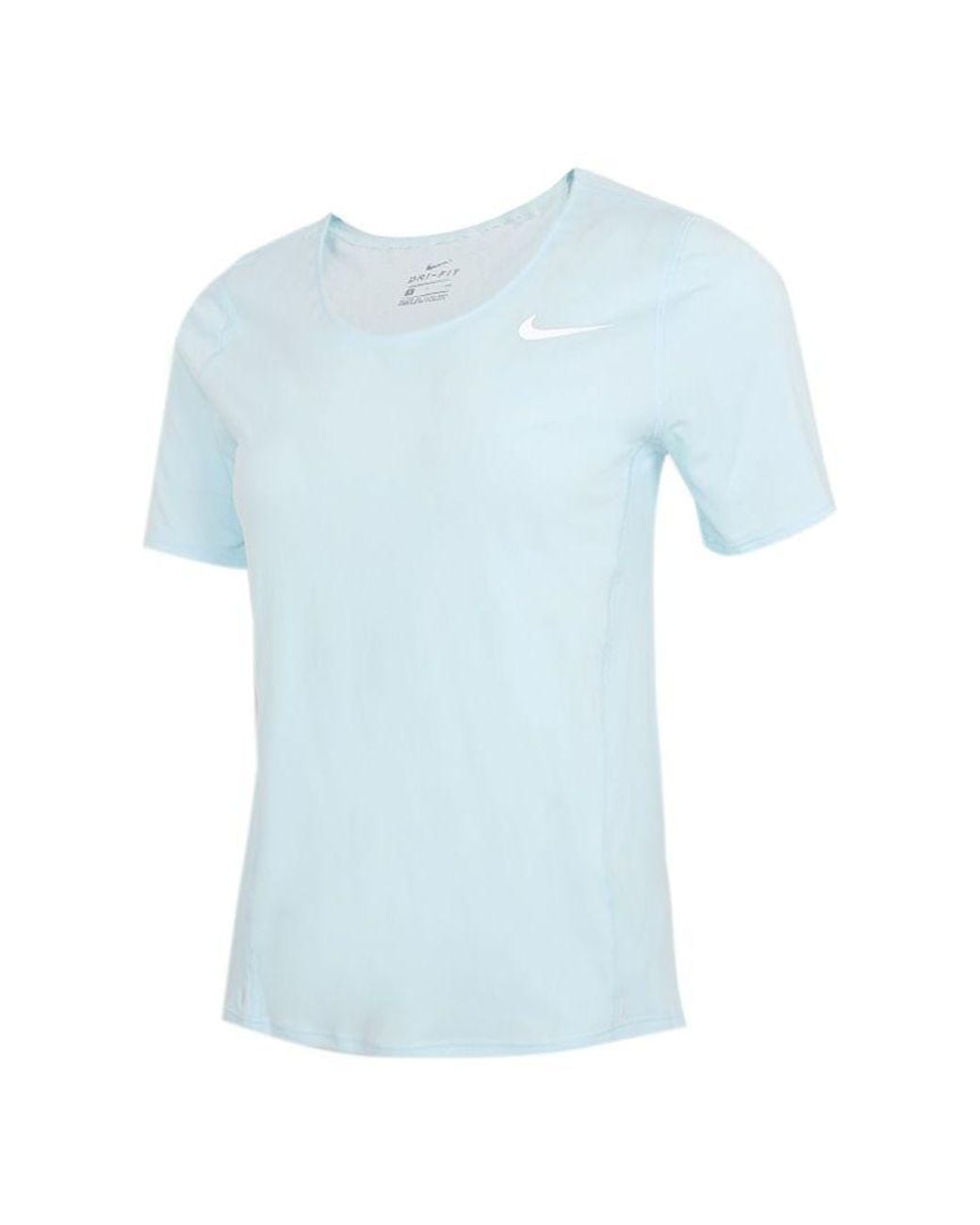 Nike Blue (Wmns) Dri-Fit Training Sports Quick Dry Short Sleeve