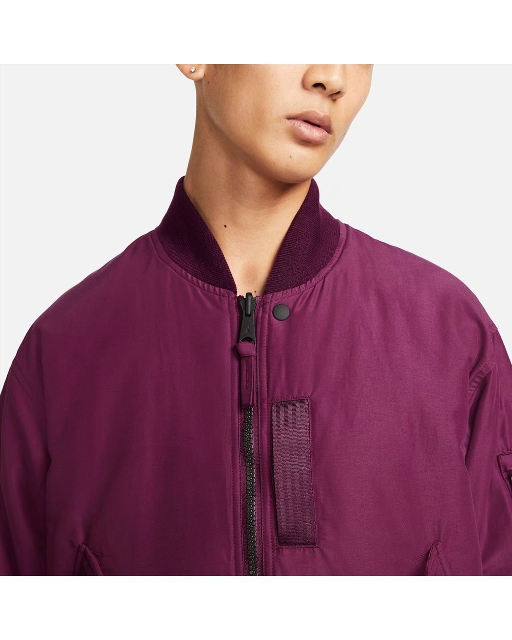 Nike Purple Essentials Statement Ma-1 Jacket for men