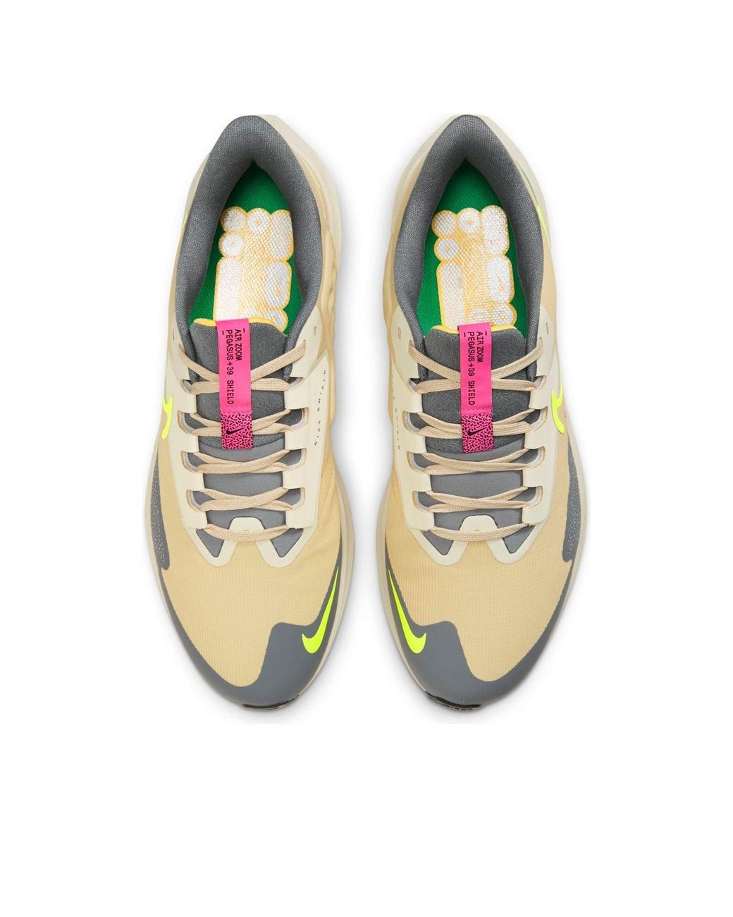 Nike White Air Zoom Pegasus 39 Shield 'Team Volt' for men