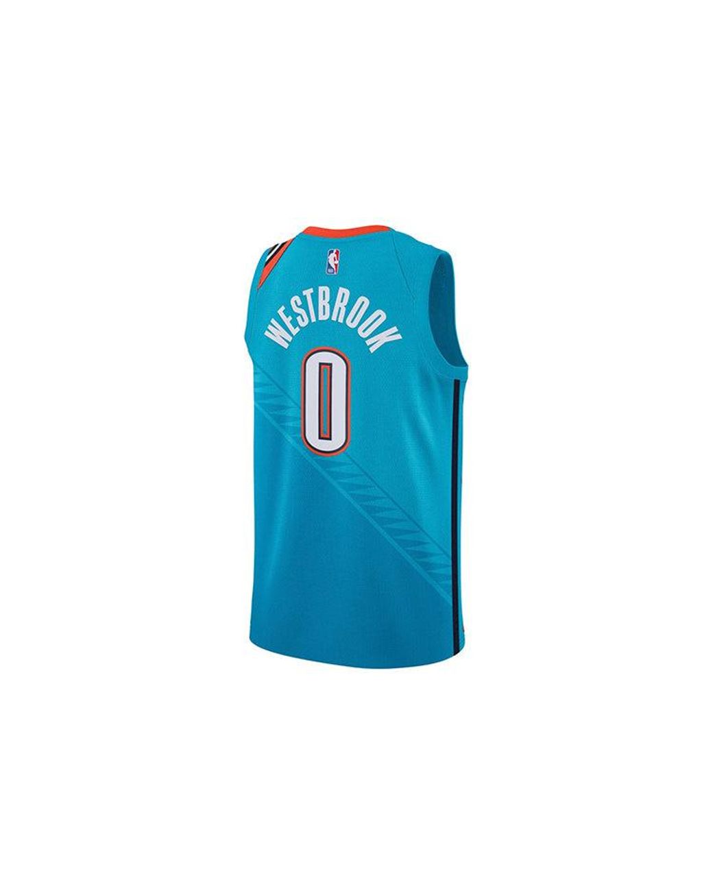Nike Blue Nba Russell Westbrook City Edition (Oklahoma City Thunder) Swingman Jersey for men