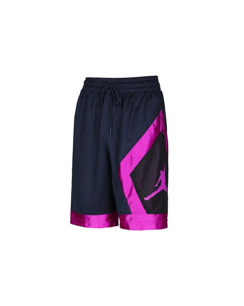 Nike Blue Jumpman Diamond Quick Dry Mesh Splicing Basketball Shorts for men
