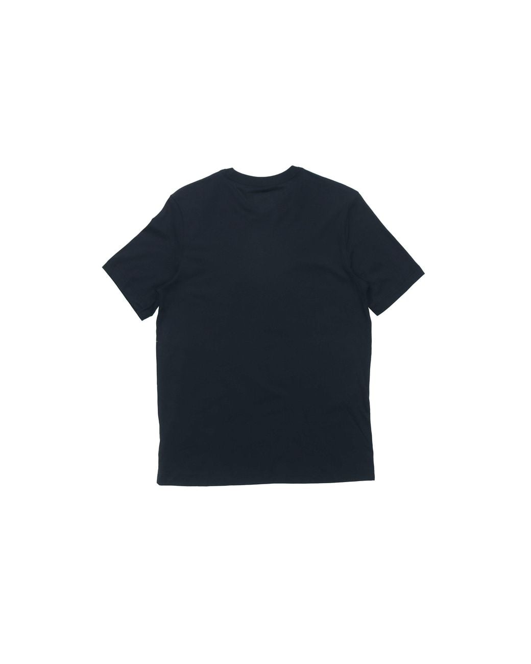 Nike Blue As Ss Ctn Jm Ccs Hbr Crew Printed Short Sleeve Tee for men