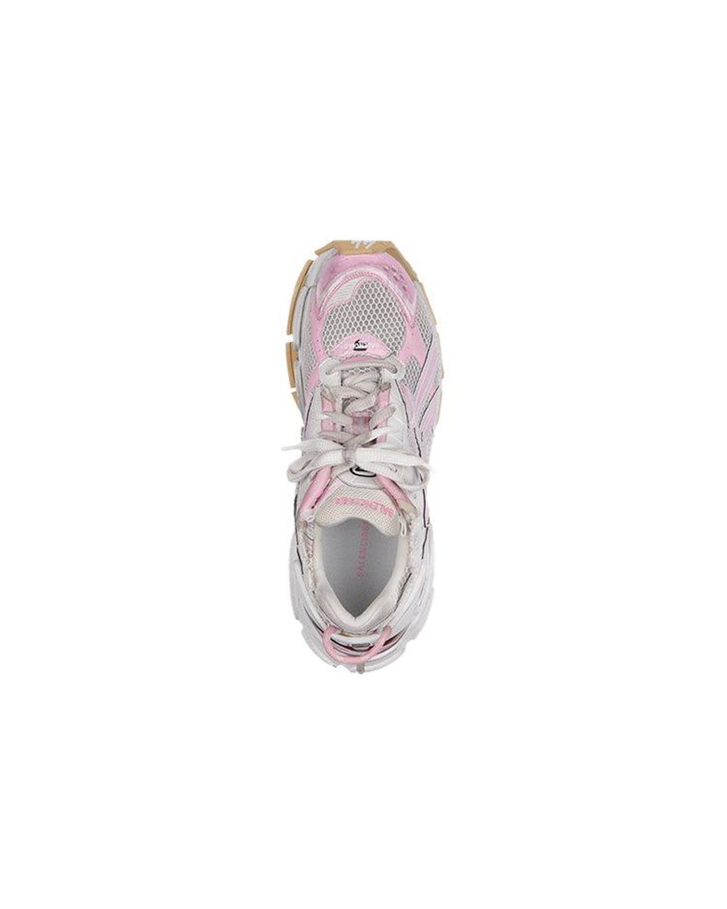 Balenciaga White Runner Sneakers Baby Mesh And Nylon' for men