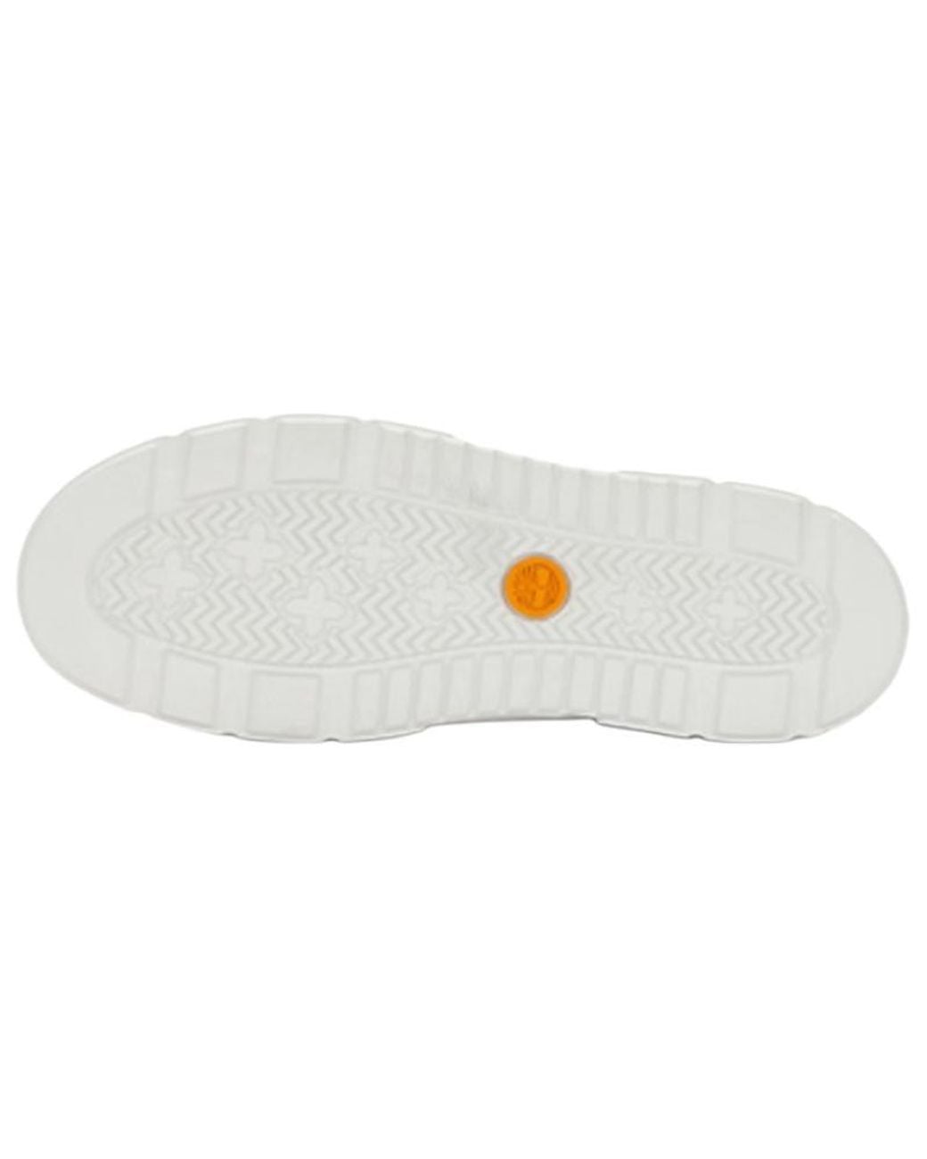 Timberland White (Wmns) Low Lace Up Sneakers Full Grain'