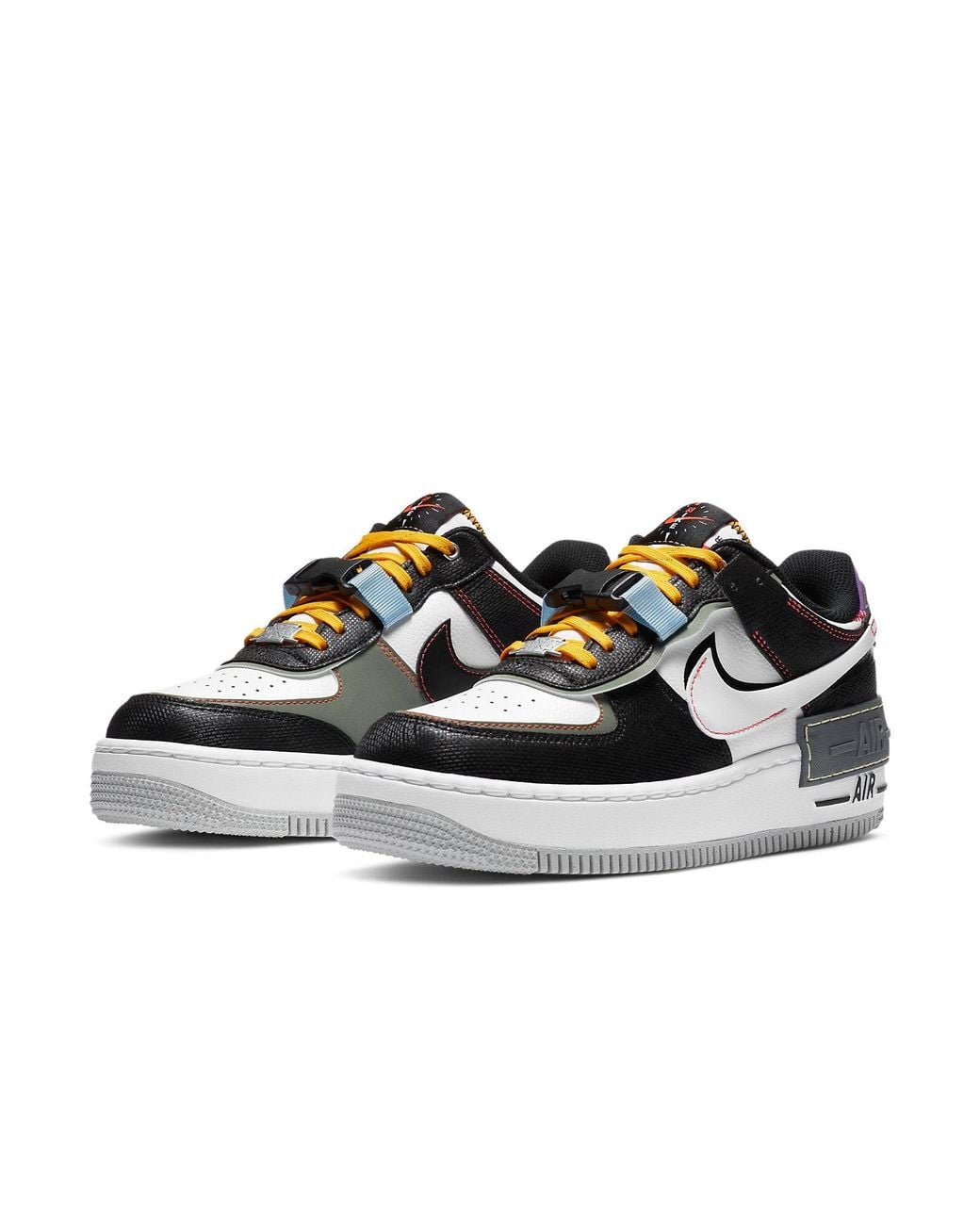 Nike Black (Wmns) Air Force 1 Shadow 'Spiral Sage'