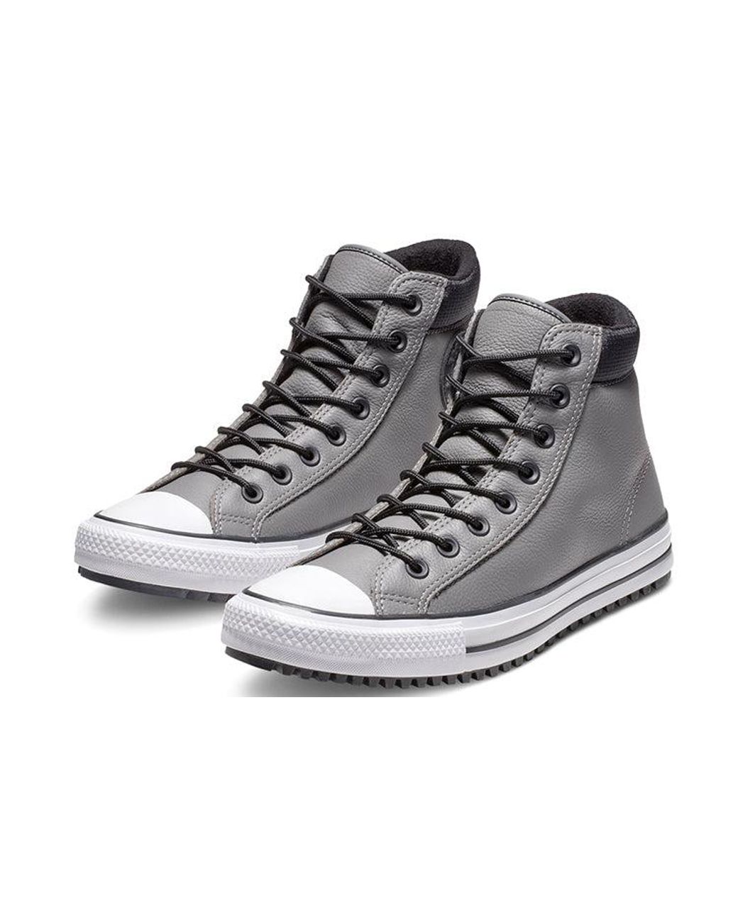 Converse Chuck Taylor All Star Pc Leather High Top Boot Grey 'gray White'  in Black for Men | Lyst