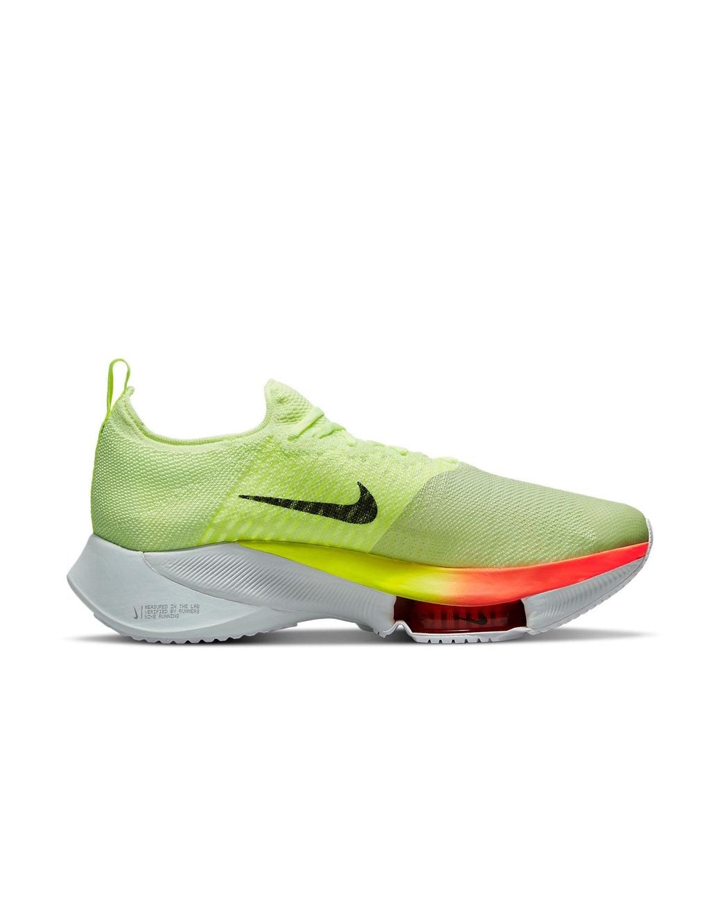 Nike Green Air Zoom Tempo Next% Flyknit 'Fast Pack' for men