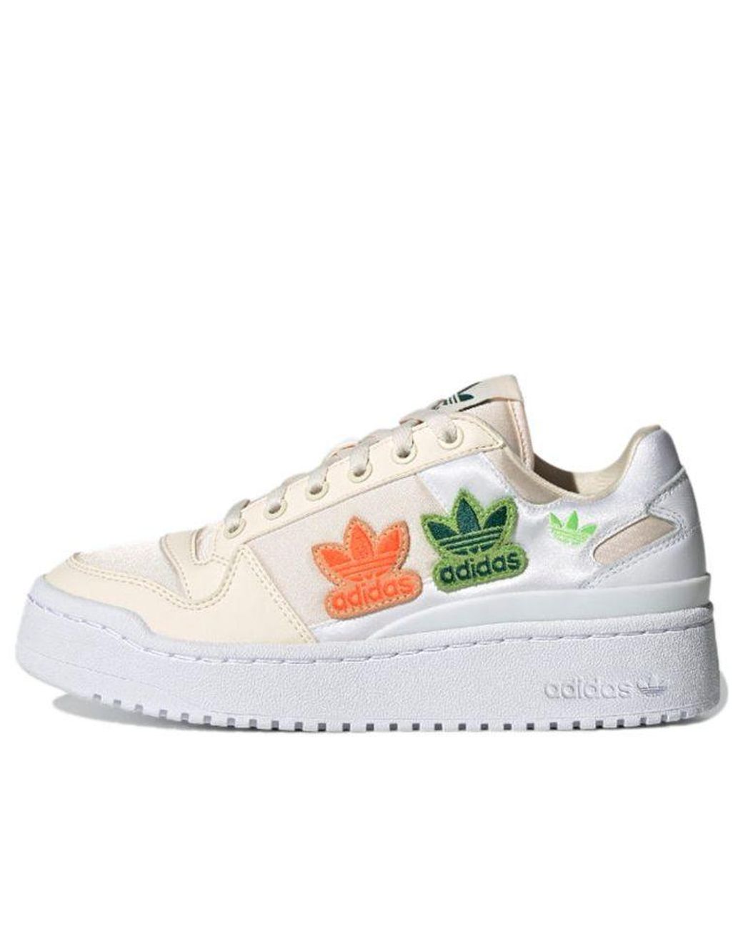 Adidas White Forum Bold