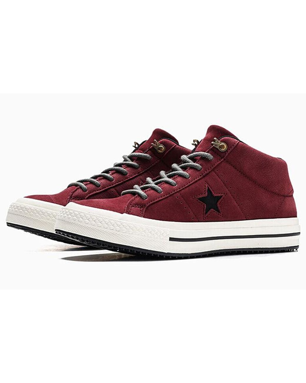 Converse Red Converes One Star Counter Climate Leather for men
