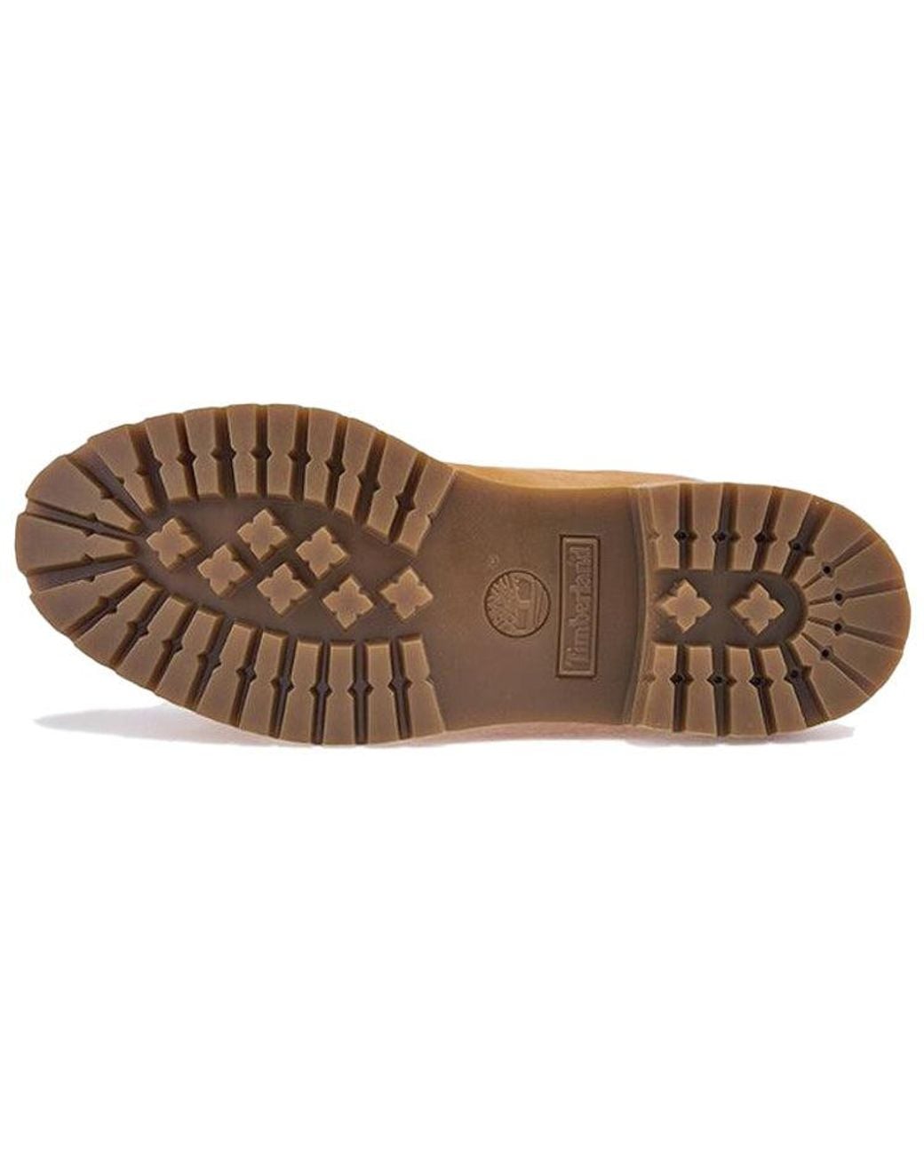 Timberland Brown 6-Inch Premium Waterproof Boots 'Wheat Nubuck' for men