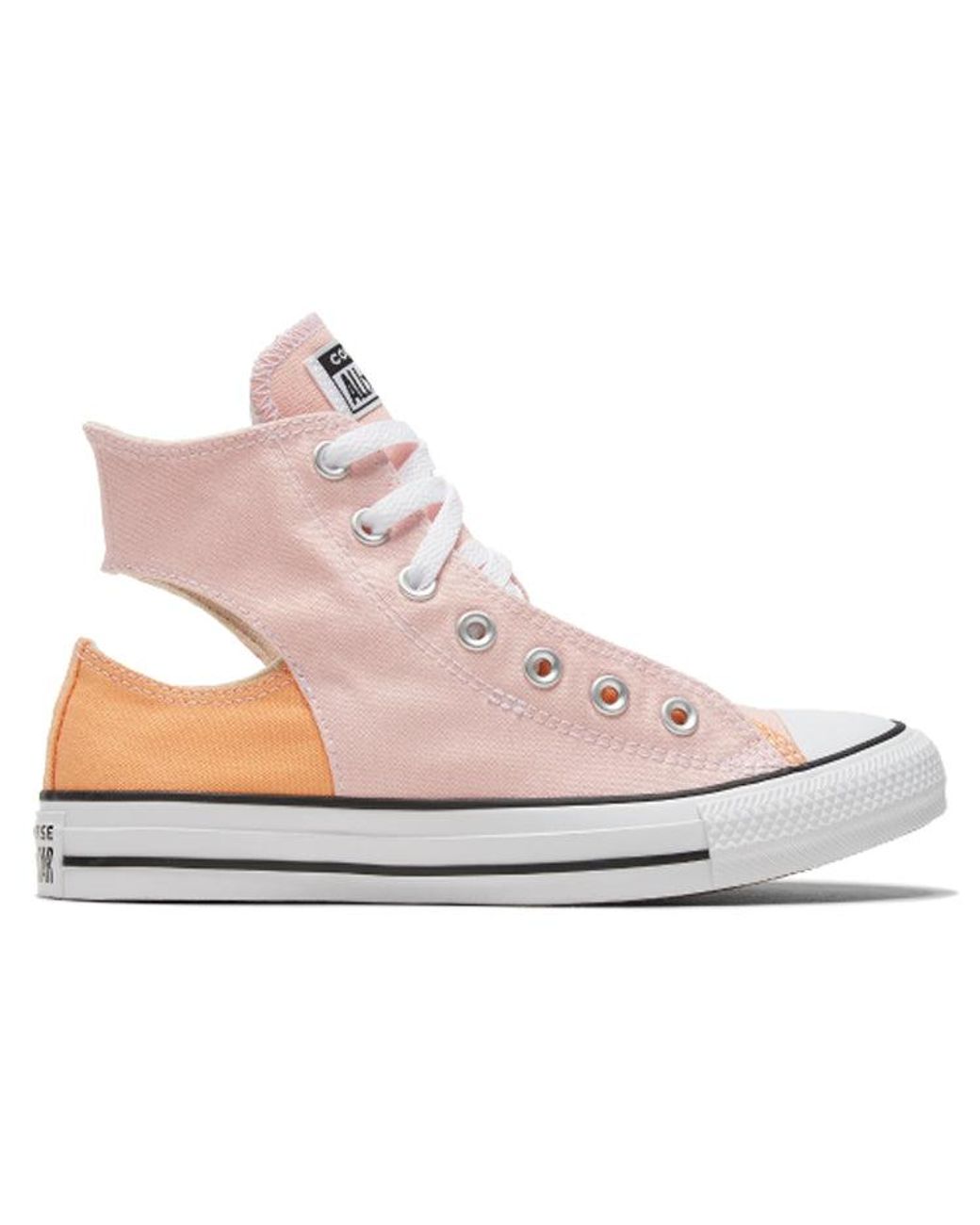 Converse Pink Chuck Taylor All Star Twisted Upper for men