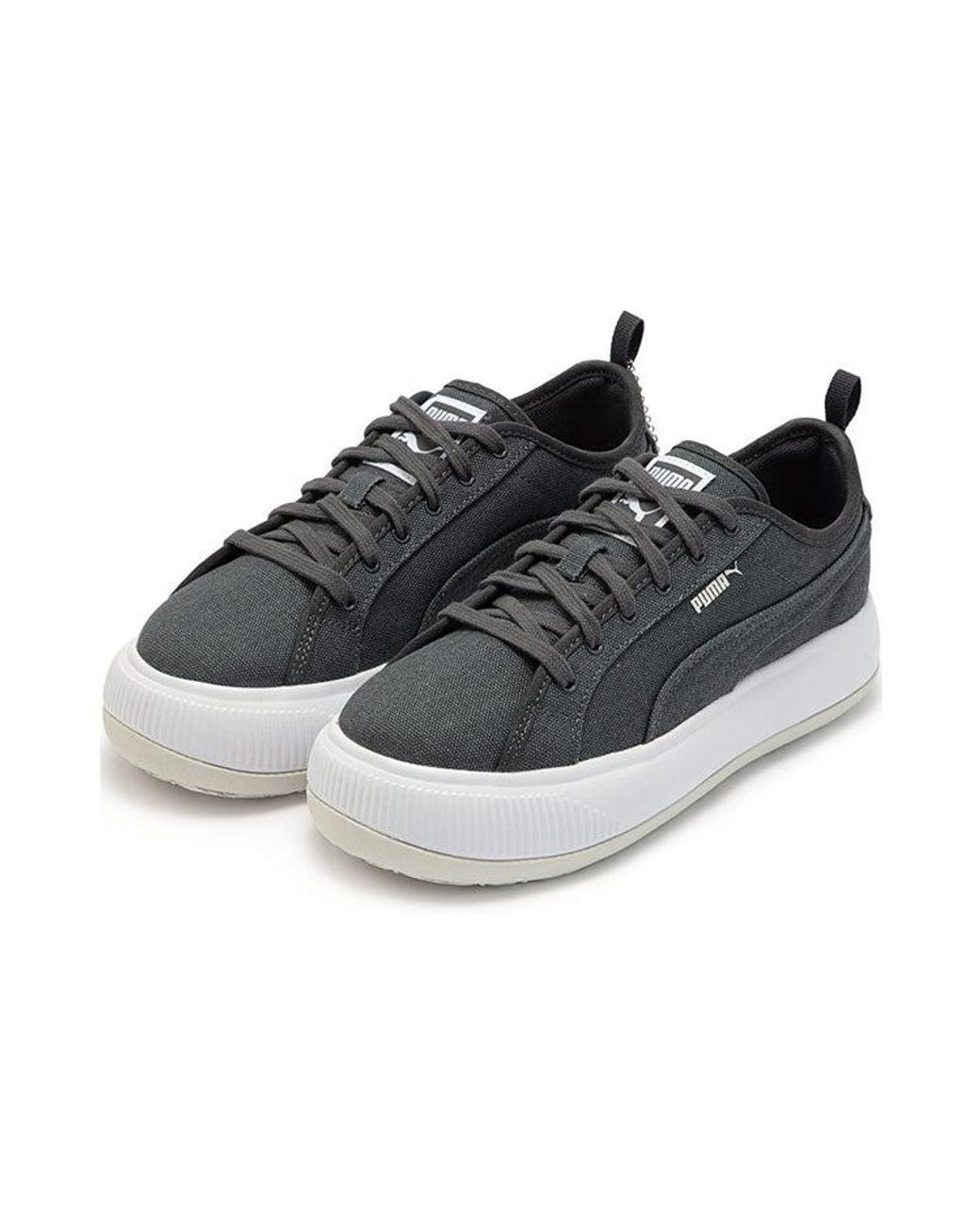 PUMA Black (Wmns) Suede Mayu Canvas 'Ebony'
