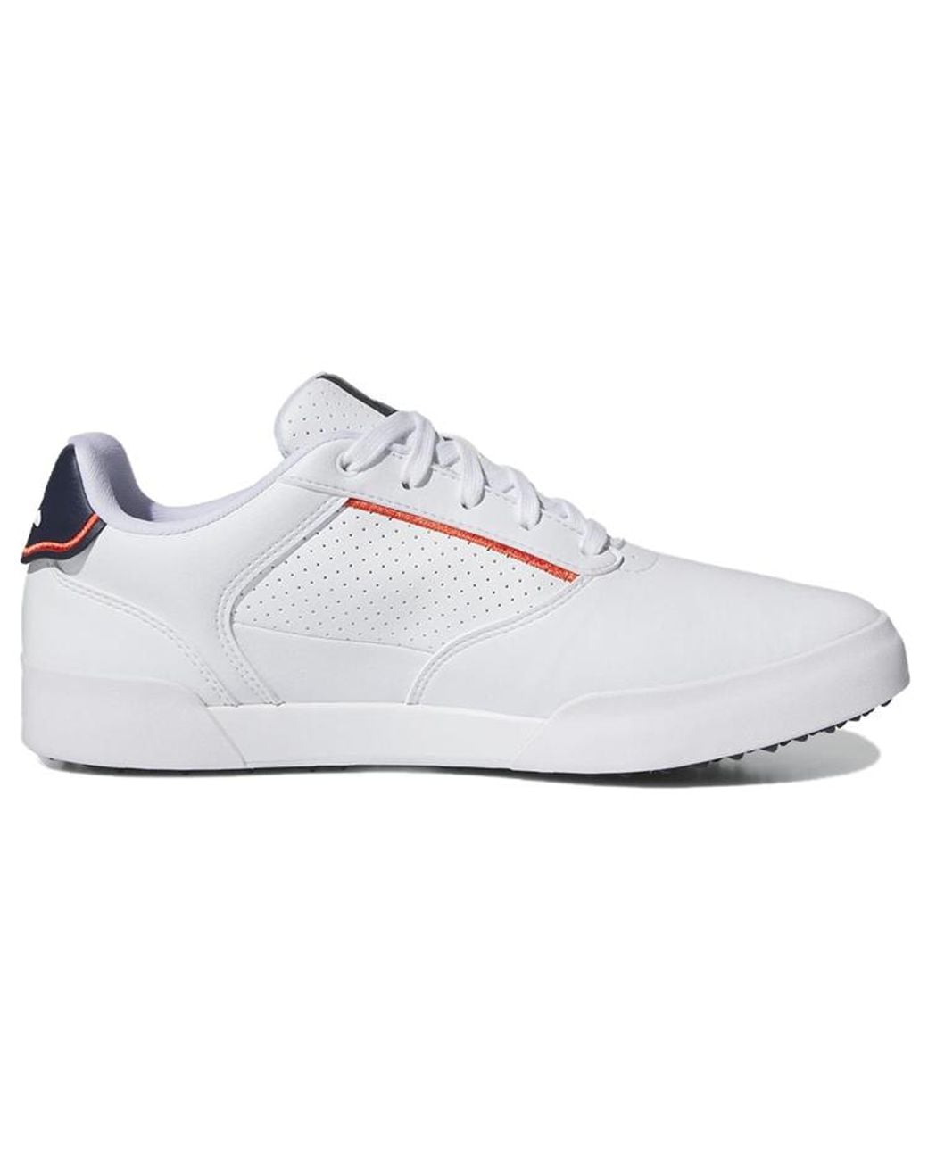 Adidas White Retrocross Spikeless Golf Shoes Collegiate' for men