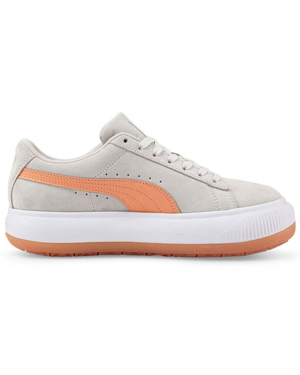 PUMA White (Wmns) Suede Mayu