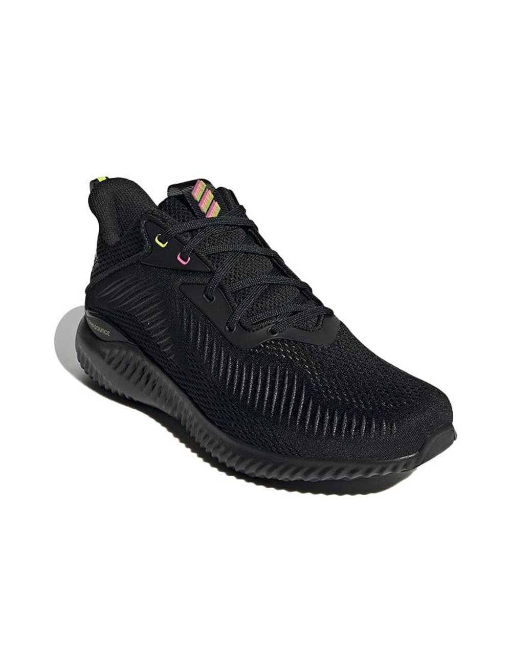 Adidas Black Alphabounce Ek Acid' for men