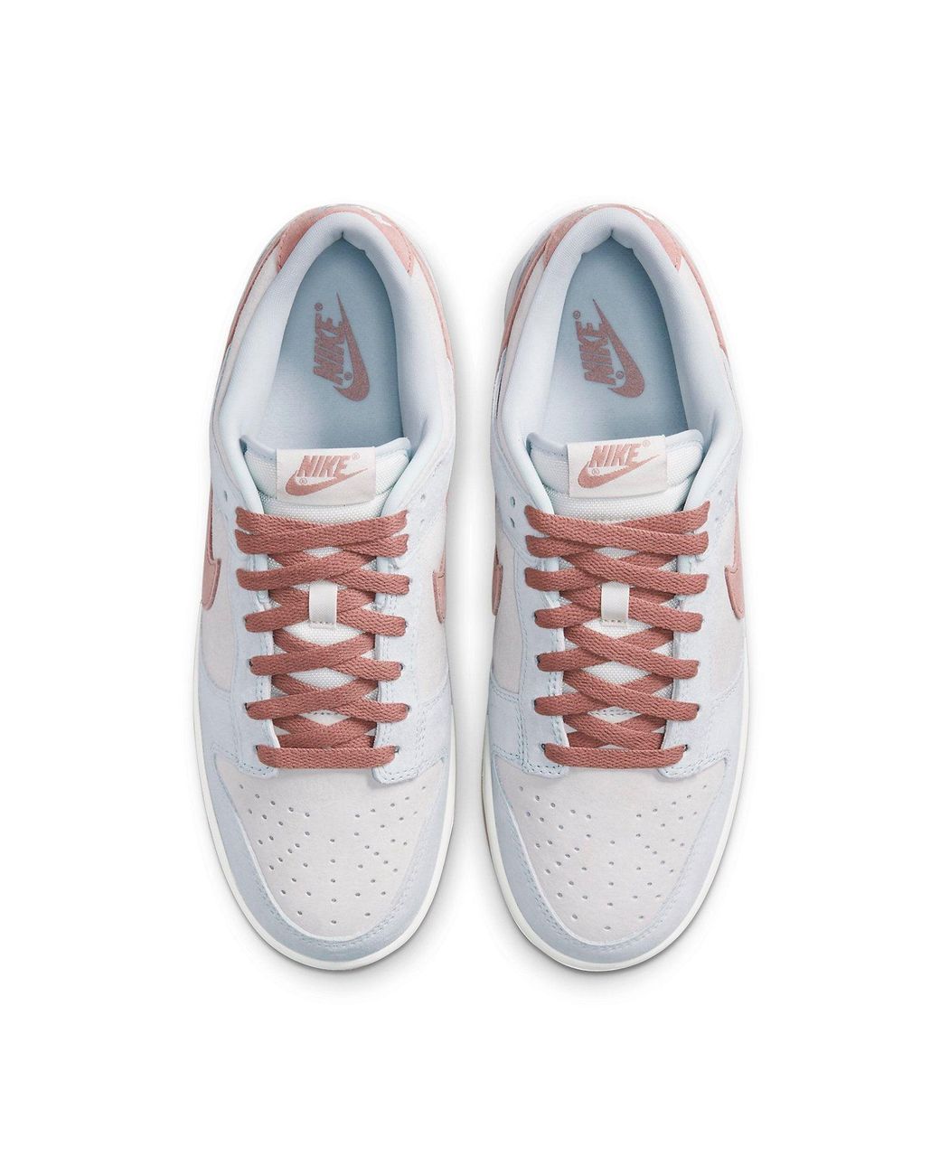 Nike White Dunk Low Premium 'Fossil Rose' for men