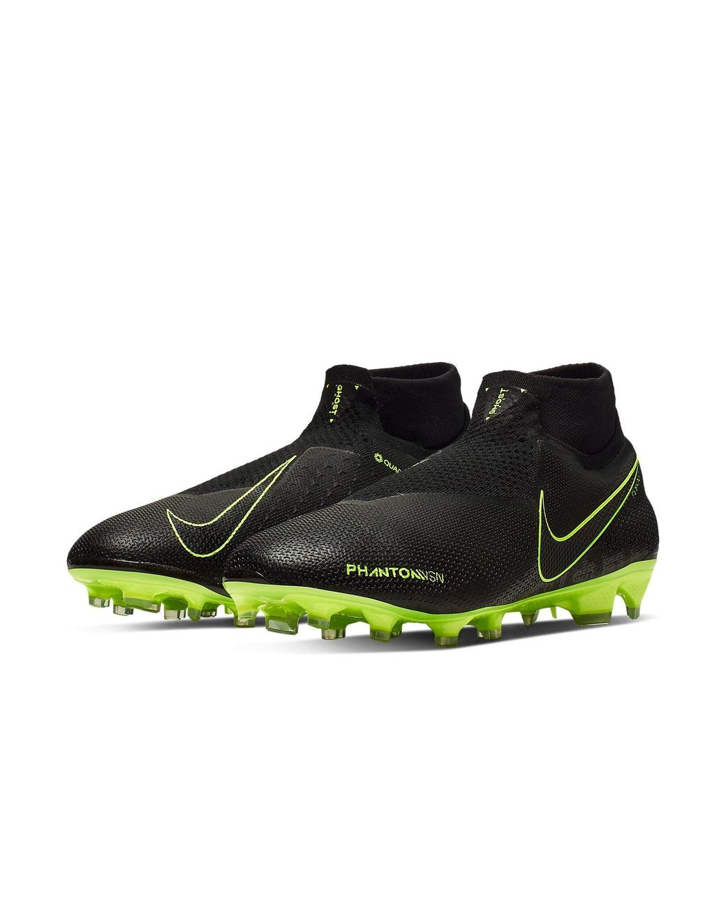 Nike Black Phantom Vision Elite Df Fg Volt' for men