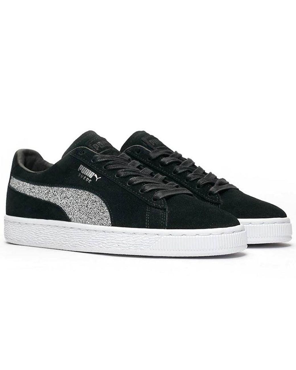 PUMA Swarovski X Suede Classic 'black Crystal' for Men | Lyst