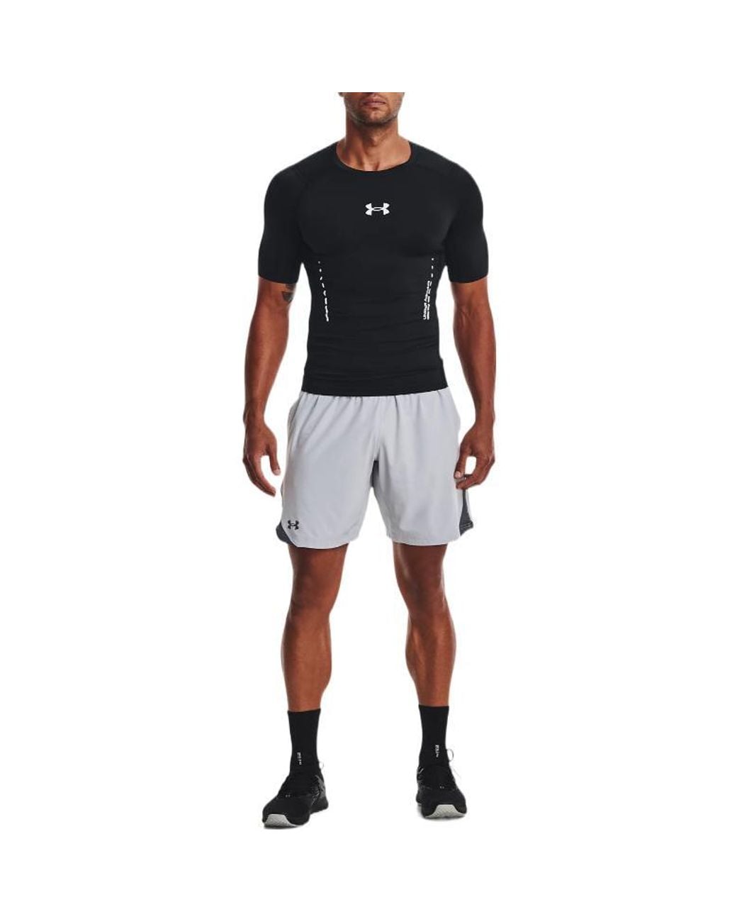 Under Armour Black Heatgear Vent Comp T-Shirt for men