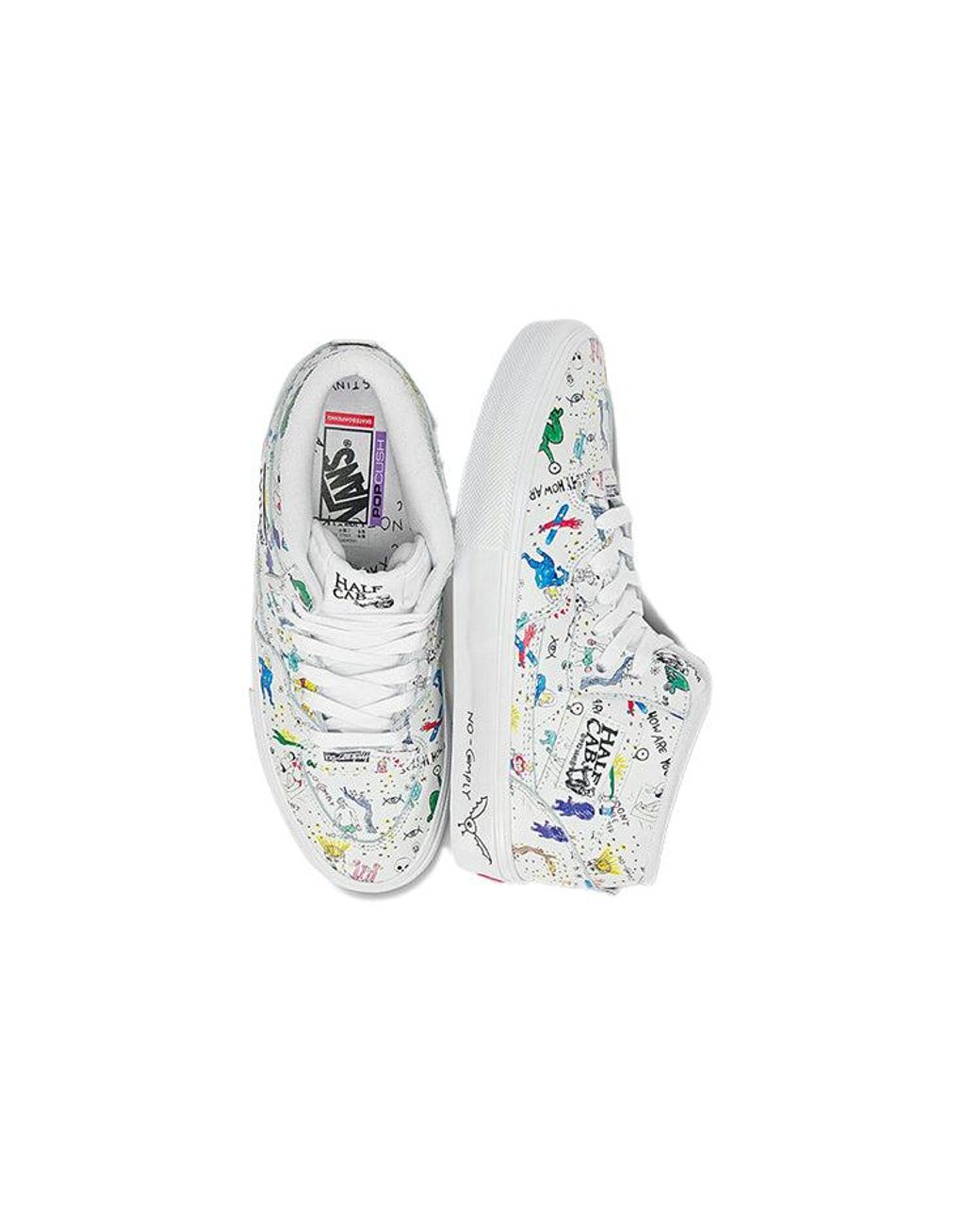 Vans Blue No-Comply X Daniel Johnston X Skate Half Cab for men