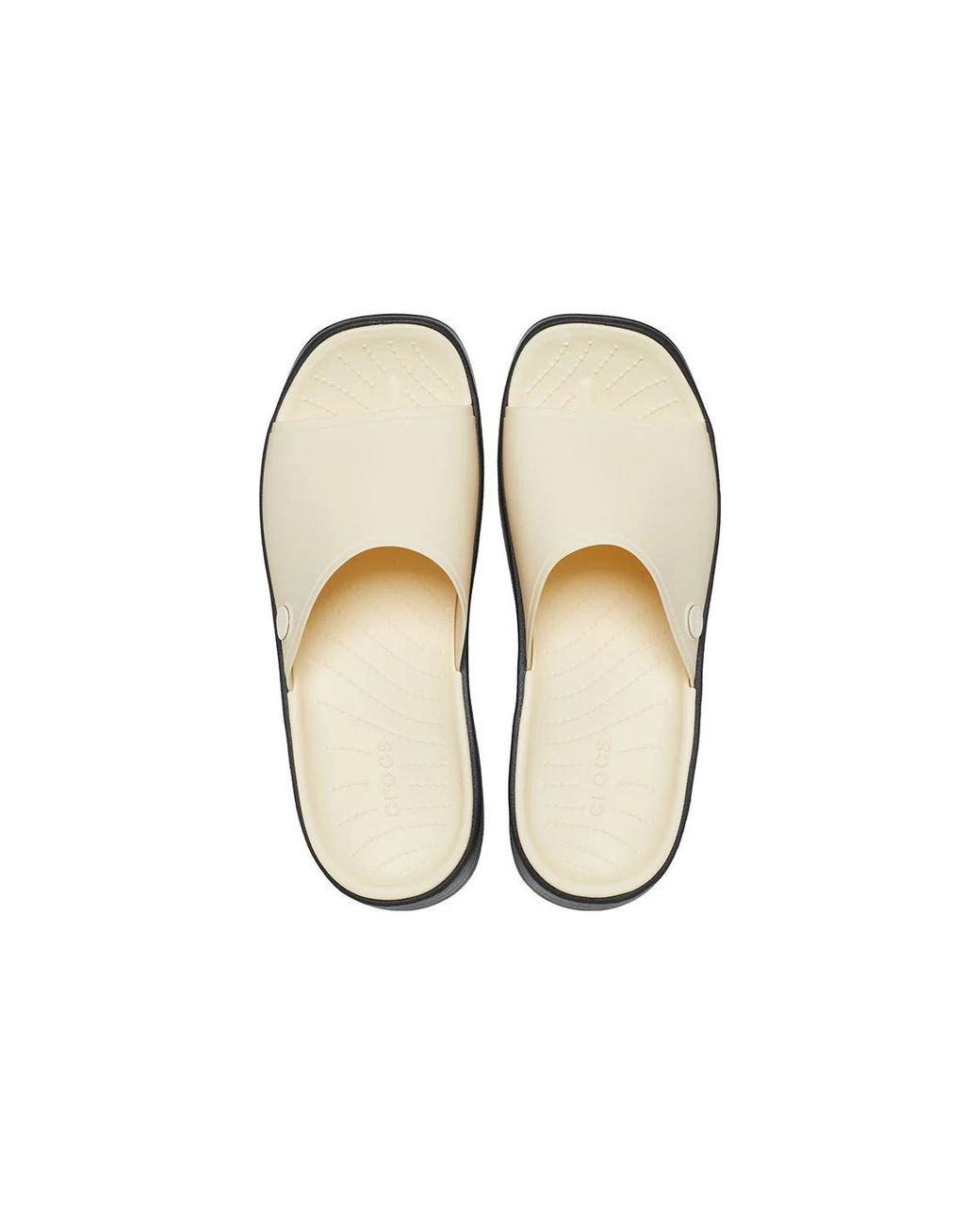 CROCSTM Black (Wmns) Skyline Slides 'Vanilla'