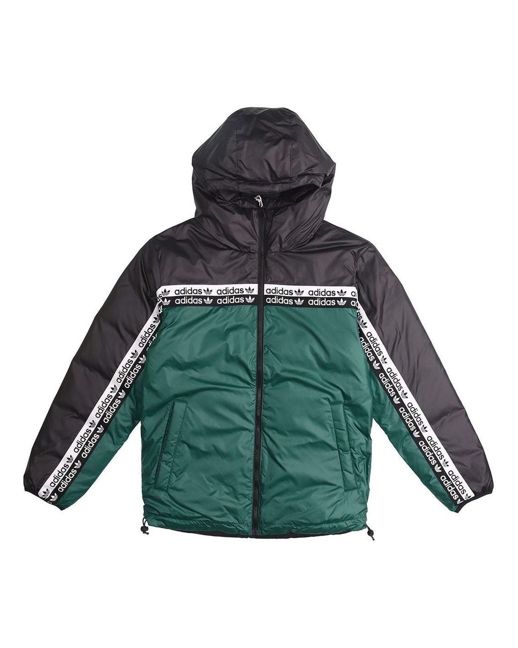 Adidas Green Originals Mid Reversable Down Jacket for men