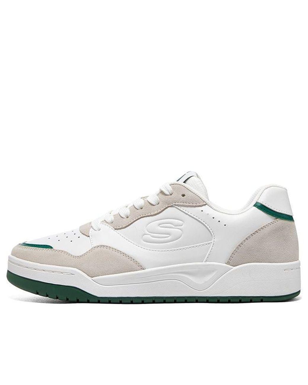 Skechers White Koopa Court 'Volley Low Varsity for men