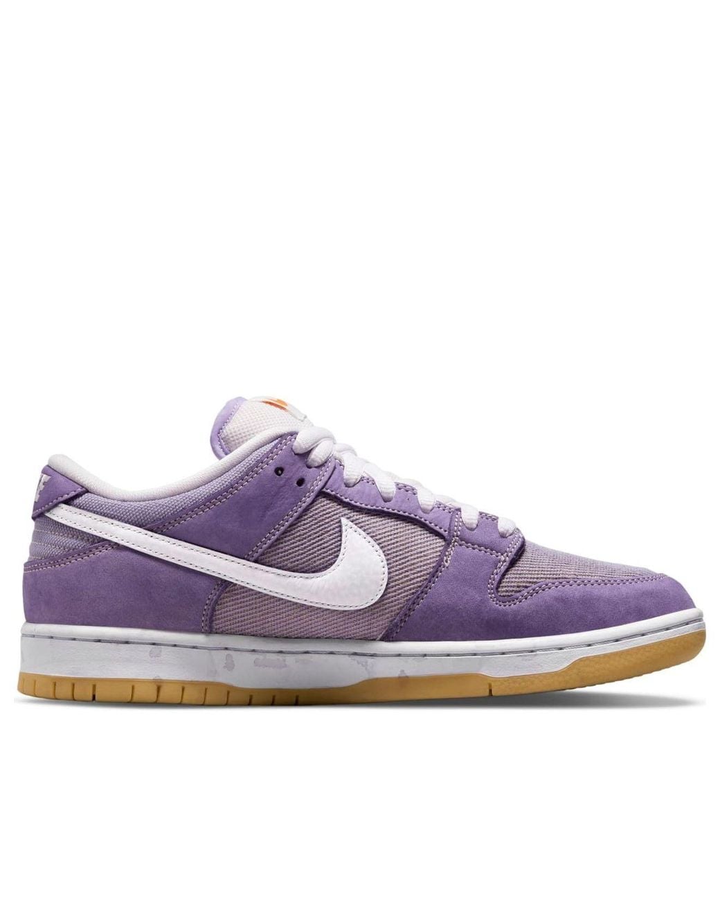 Nike Purple Sb Dunk Low 'Unbleached Pack for men