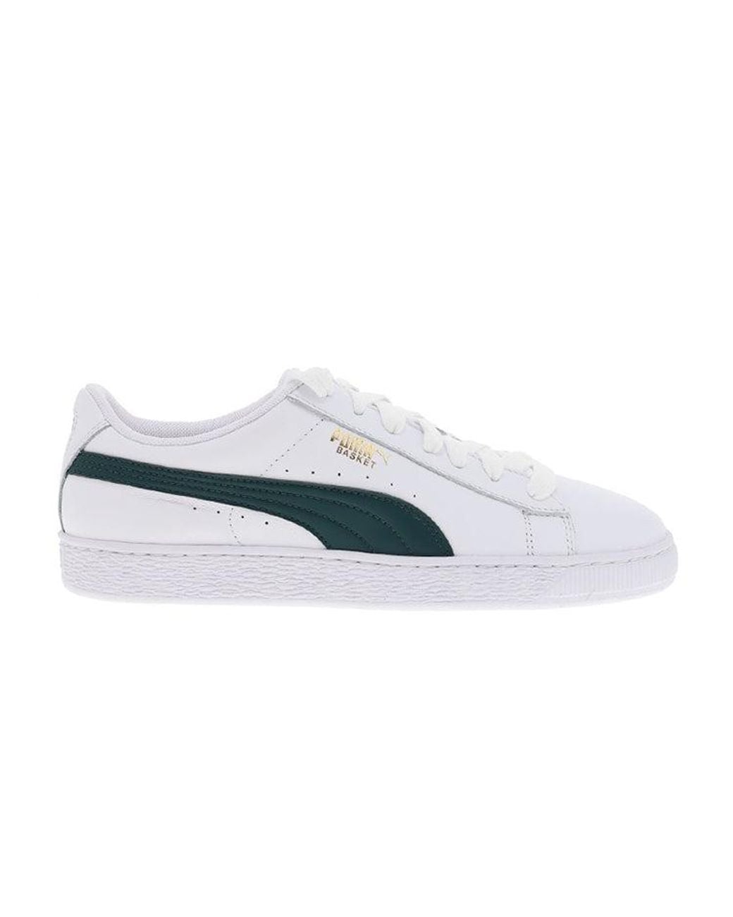 PUMA White Basket Lfs for men