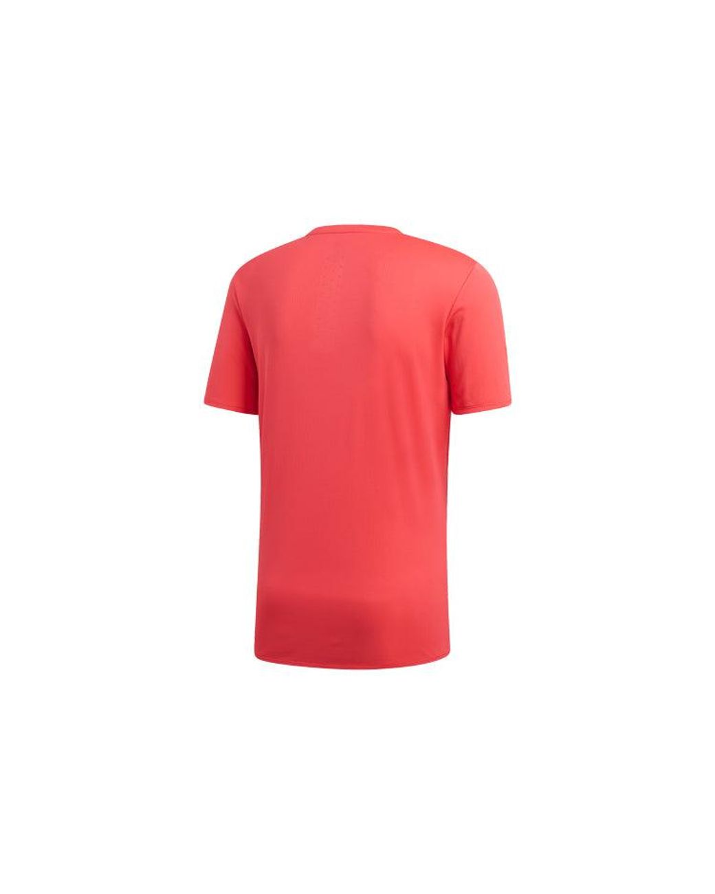 Adidas Pink Logo Breathable Short Sleeve T-Shirt for men