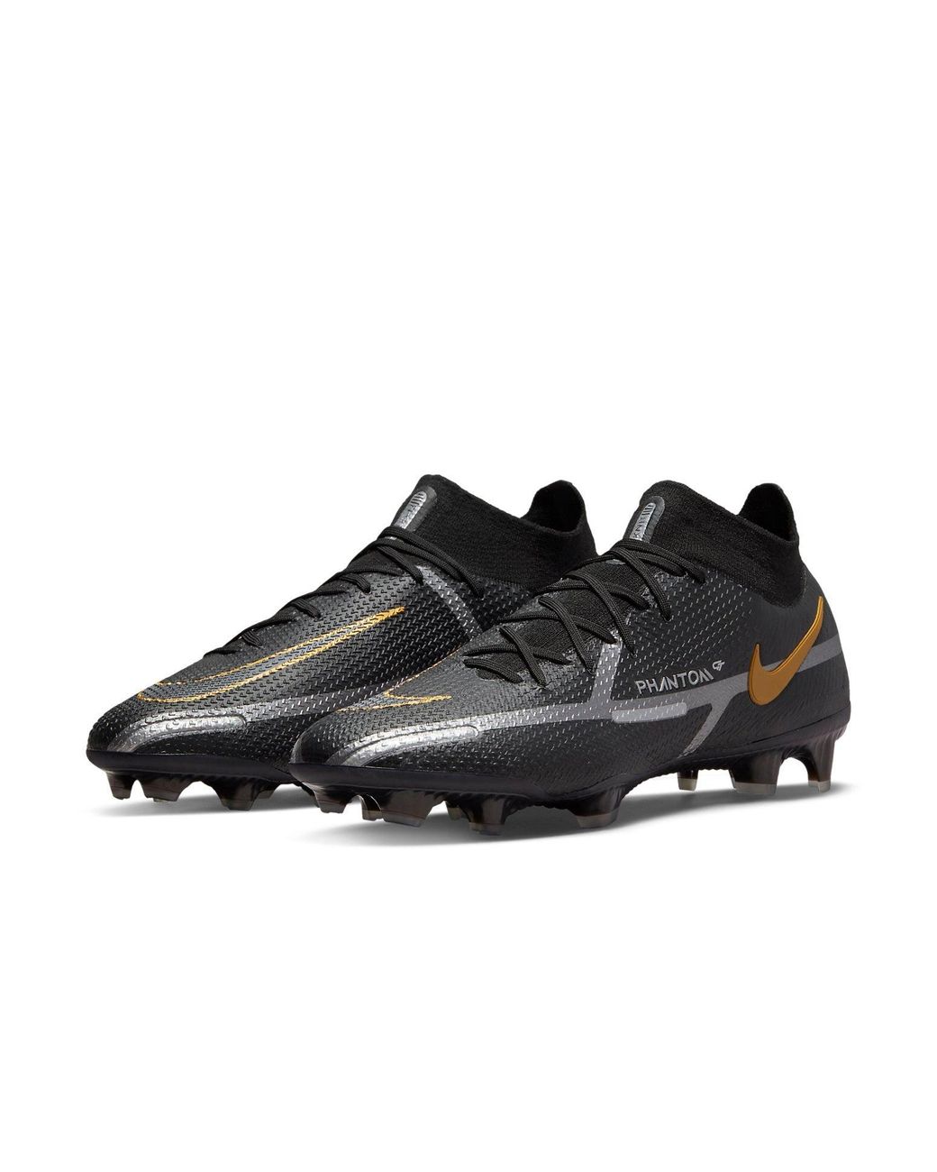 Nike Black Phantom Gt2 Elite Df Fg Metallic' for men