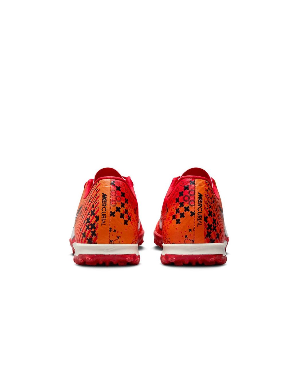 Nike Red Air Zoom Vapor 15 Academy Mds Tf Turf Tf 'Light Crimson Bright Mandarin' for men