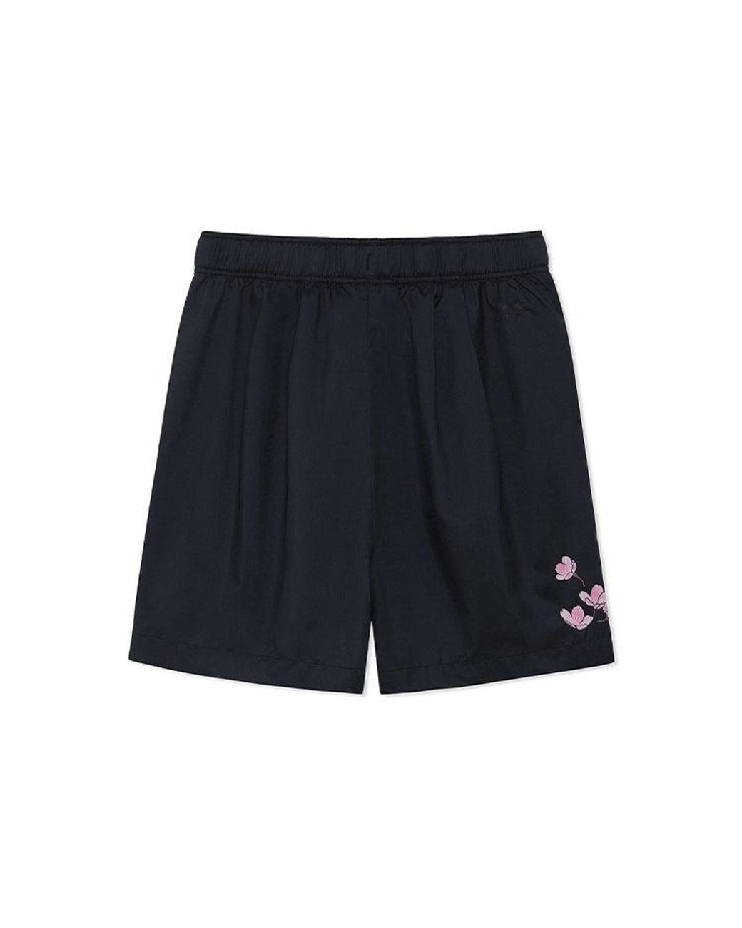 Li-ning Blue (Wmns) Floral Graphic Shorts