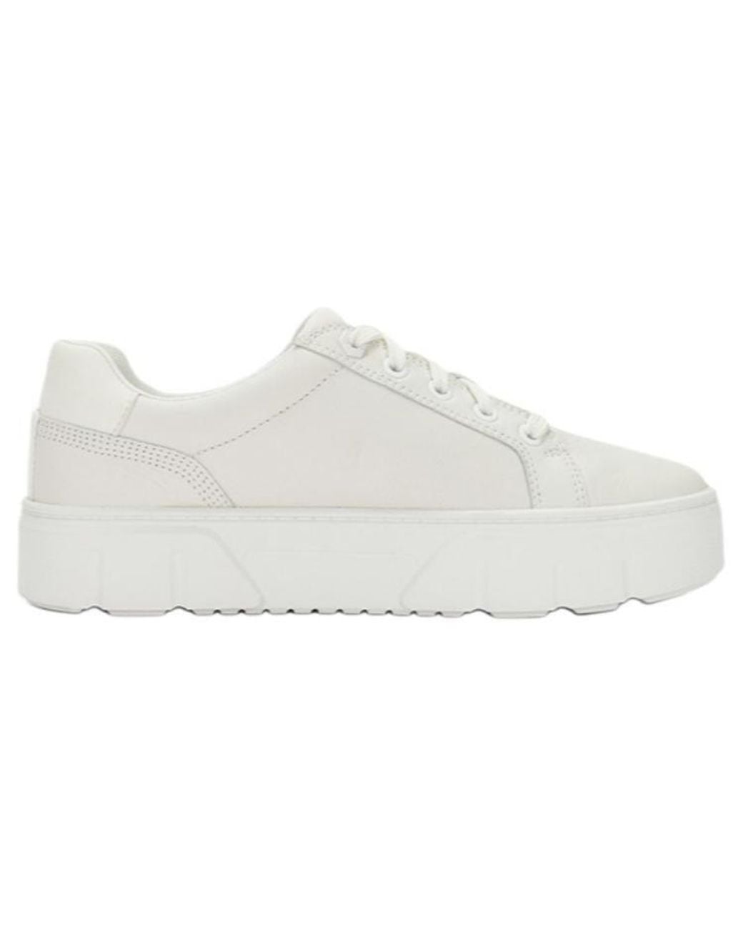 Timberland White (Wmns) Low Lace Up Sneakers Full Grain'