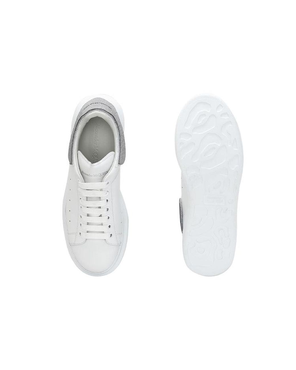 McQueen White Oversized Sneaker Suede' for men