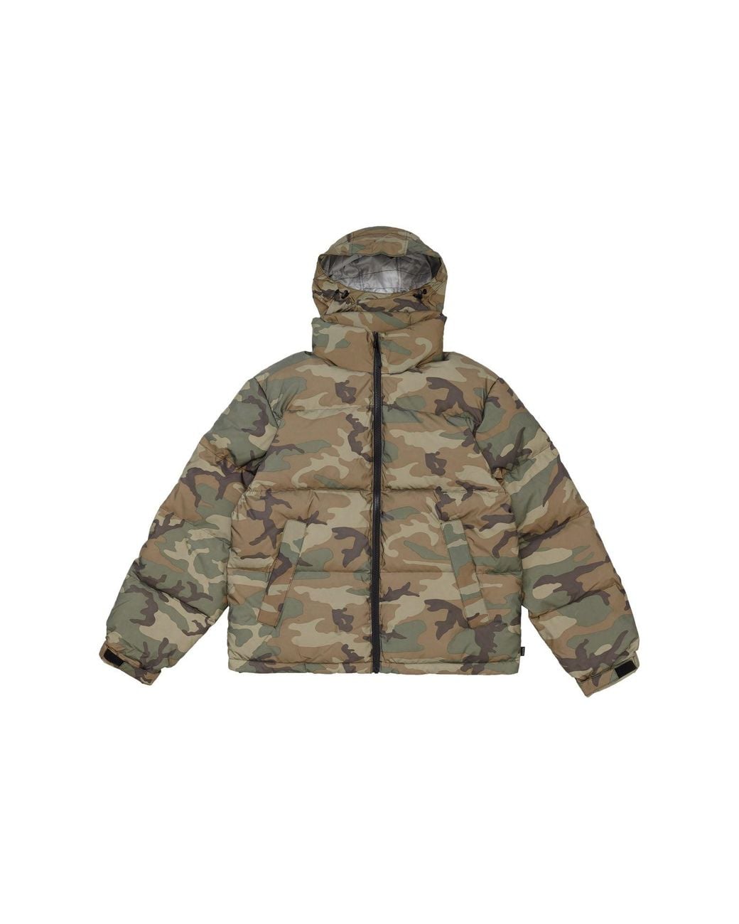Supreme Fw18 Reflective Camo Woodland Down Jacket 'Olivegreen' for men