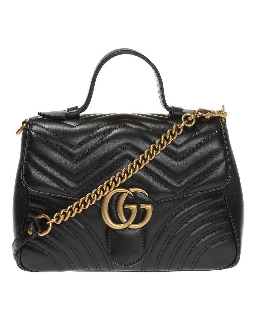 Gucci Black (Wmns) Gg Marmont Series Bag Small-Size
