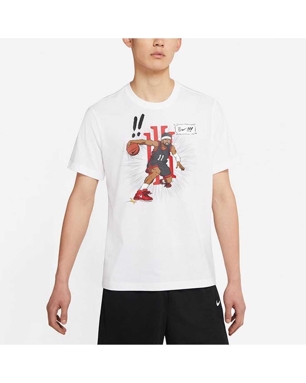 Nike White As Nk Ki Ssnl Logo Tee for men