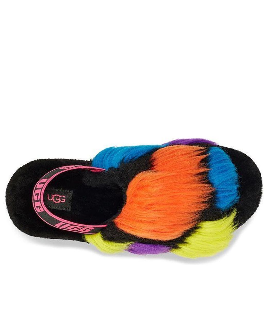 Ugg Black (Wmns) Fluff Yeah Party Spots Slipper