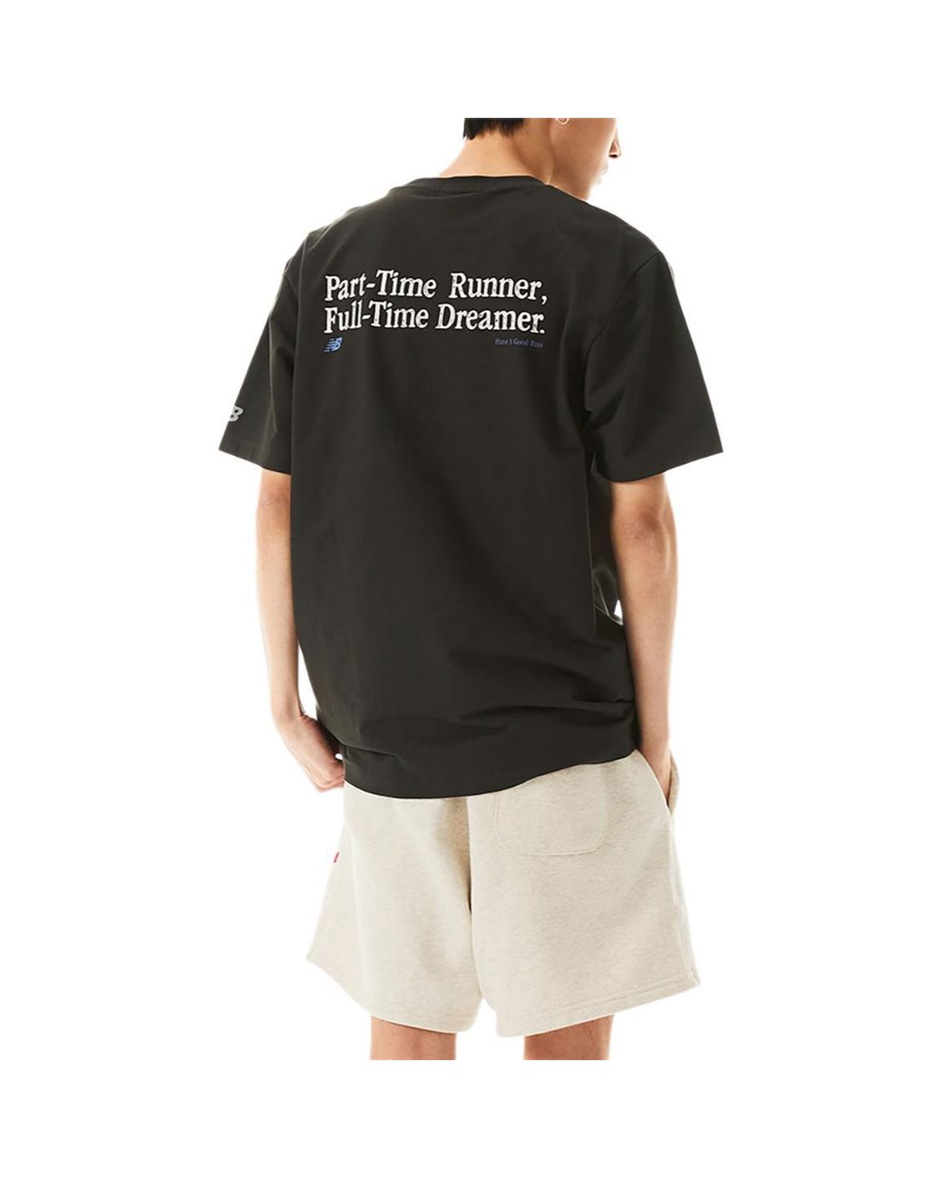 New Balance Black Hypersports Logo T-Shirt
