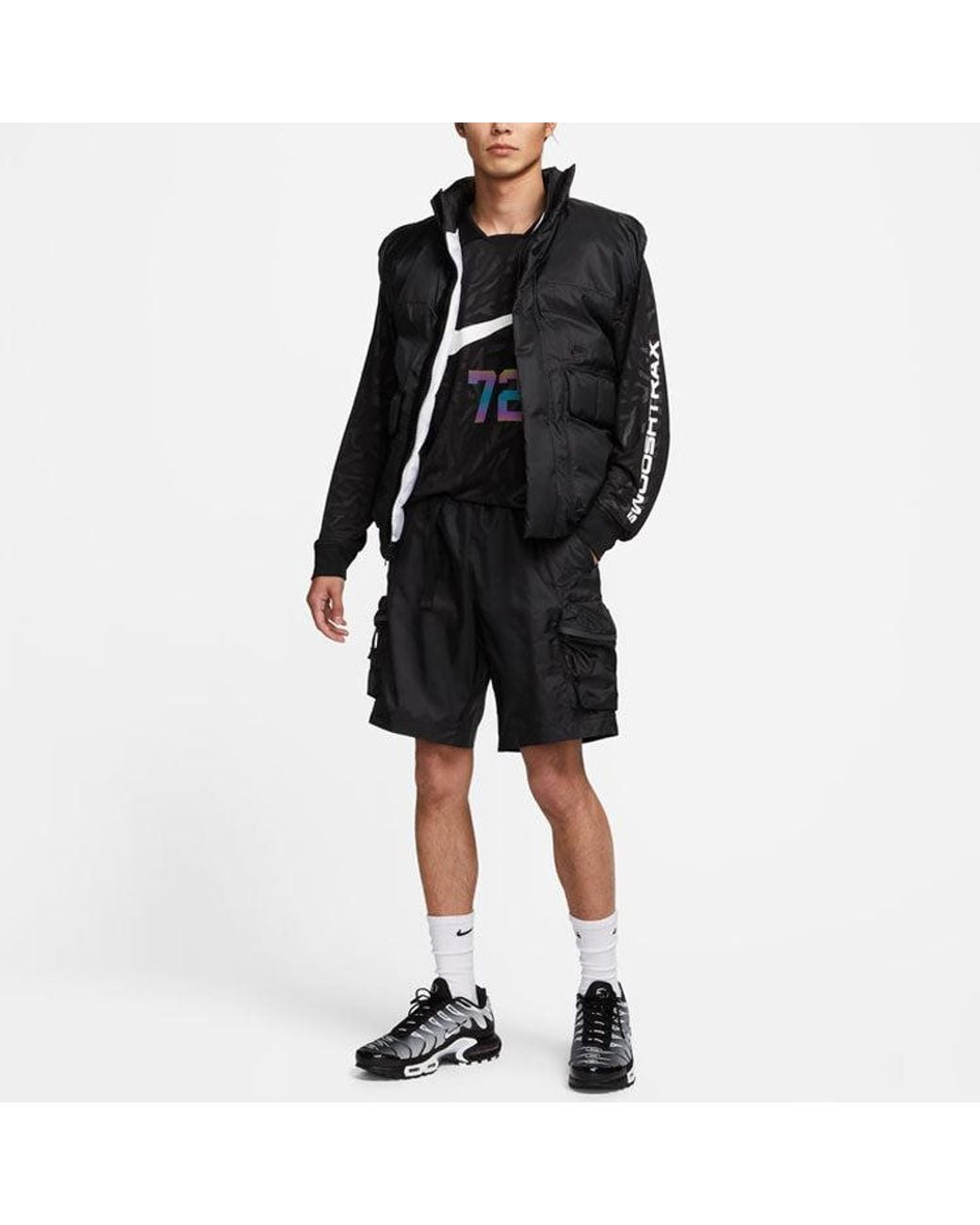 Nike Black Sportswear Tech Pack Cargo Pocket Shorts for men