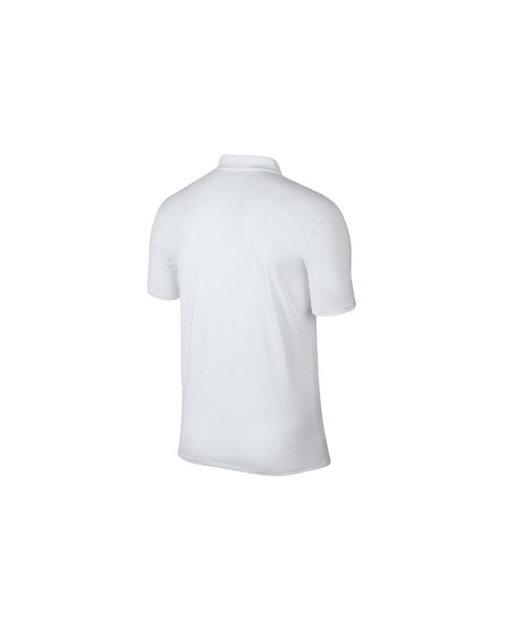Nike White Dri-Fit Victory Slim Fit Version Golf Lapel Short Sleeve Polo Shirt for men