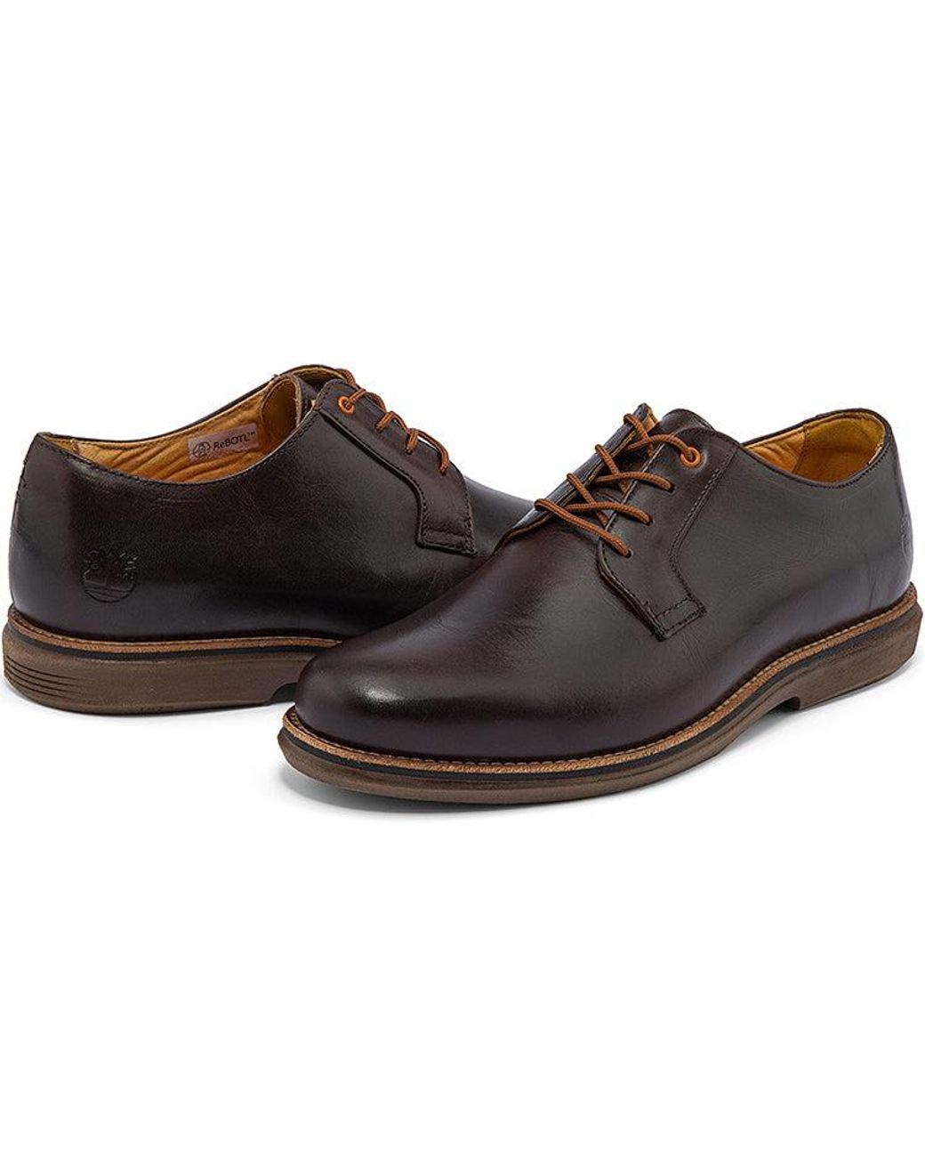 Timberland Brown City Groove Derby Boots 'Dark' for men