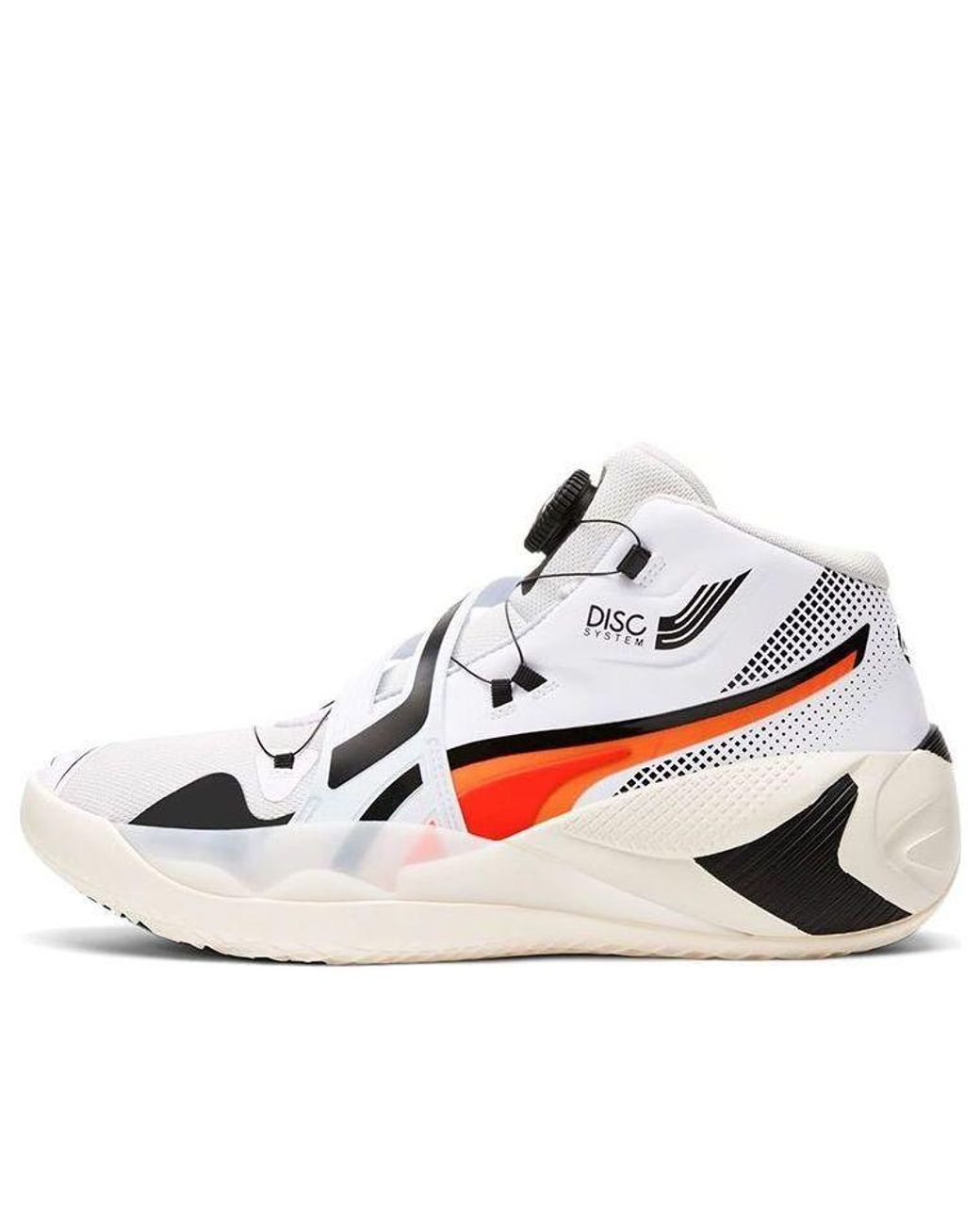 PUMA White Disc Rebirth Fiery Coral' for men