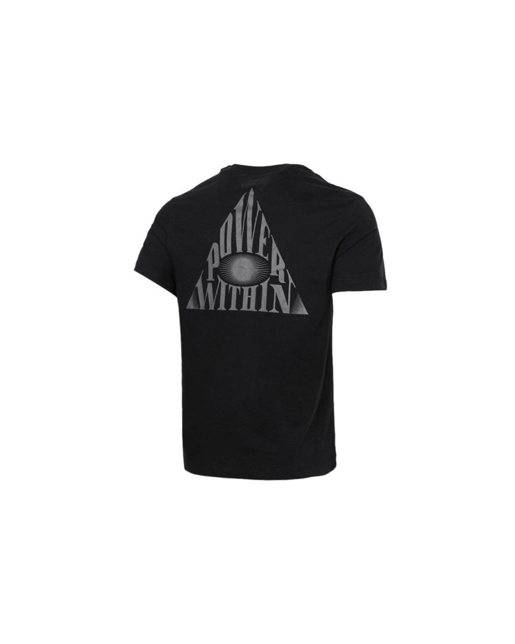 Nike Black Dri-Fit Kyrie Logo Print Basketball Crew-Neck Short Sleeve for men